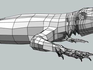 rainbow lizard 3D Model