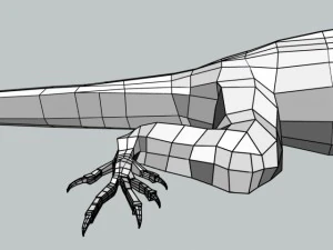 rainbow lizard 3D Model