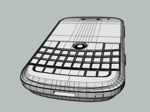blackberry bold Modelo 3D