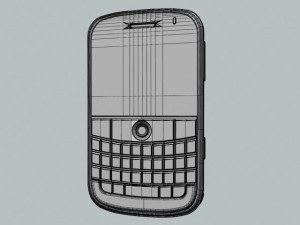 blackberry bold Modelo 3D