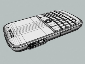 blackberry bold Modelo 3D