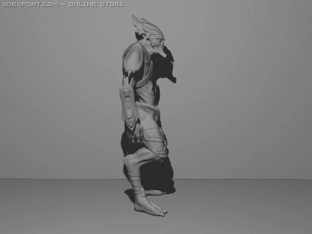 dark templar zealot 3D Model .c4d .max .obj .3ds .fbx .stl .blend 