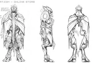 dark templar zealot 3D Model