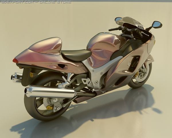 suzuki gs500 1994 3D Model in Motorcycle 3DExport