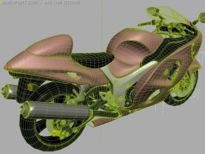 suzuki hayabusa 3D Model