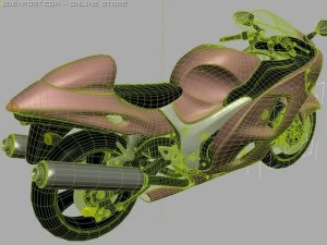 suzuki hayabusa 3D Model