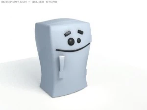 frigor&iacute;fico Modelo 3D