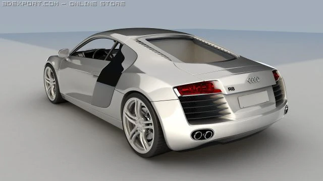 audi r8 Modello 3D .c4d .max .obj .3ds .fbx .stl .blend 