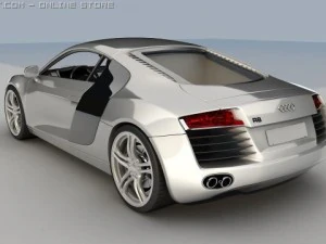 audi r8 Modello 3D