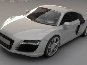 audi r8 3D Model