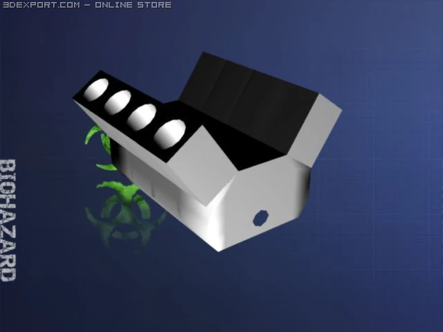 v8 engine block 3D Model .c4d .max .obj .3ds .fbx .stl .blend 