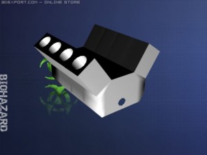 v8 engine block Model 3D
