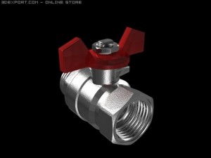 globe valve 3D Model