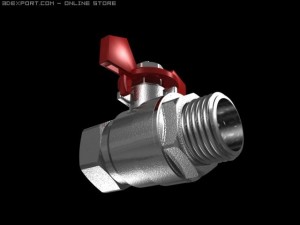 globe valve 3D Model