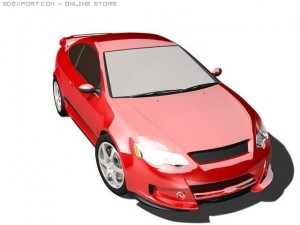 acura rsx tuning Modelo 3D