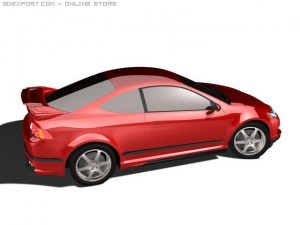 acura rsx tuning Modelo 3D