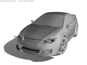 acura rsx tuning 3D Model