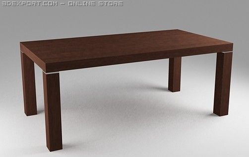 table Modèle 3D .c4d .max .obj .3ds .fbx .stl .blend 
