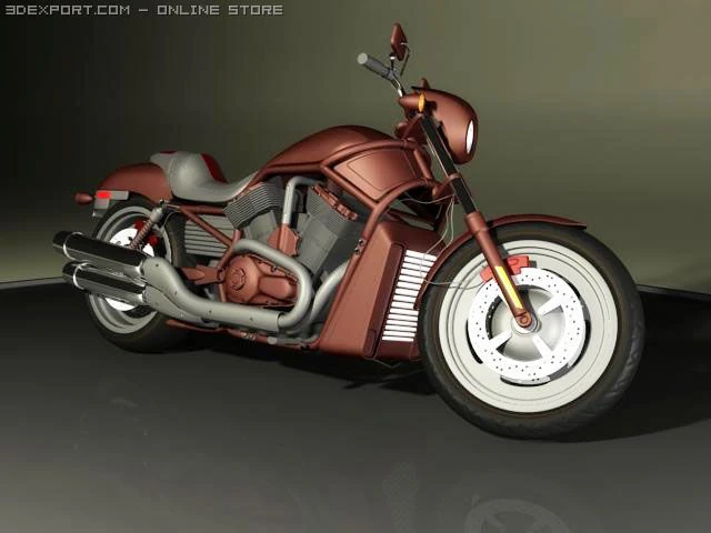 harleydavidson nightrodspecia 3D Model .c4d .max .obj .3ds .fbx .stl .blend