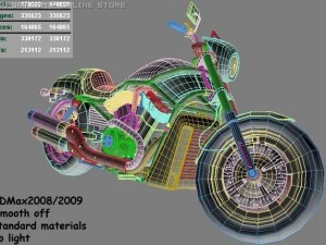 harleydavidson nightrodspecia 3D Model