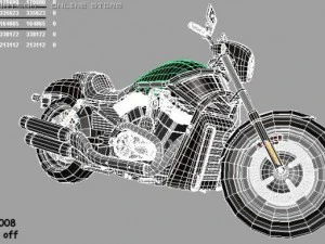 harleydavidson nightrodspecia 3D Model