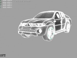 mitsubishi l200 jet mod Modelo 3D