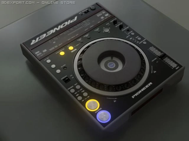 pioneer dvjx1 3D Model .c4d .max .obj .3ds .fbx .stl .blend
