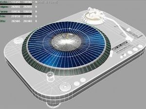reloop turntable rp6000 mk6 3D Model