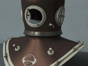 scuba helmet 3D Model