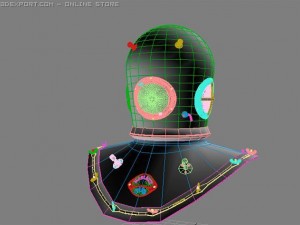 scuba helmet 3D Model