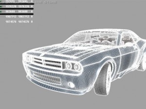 dodge challenger Modelo 3D