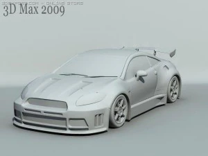 mitsubishi eclipse 3D Model