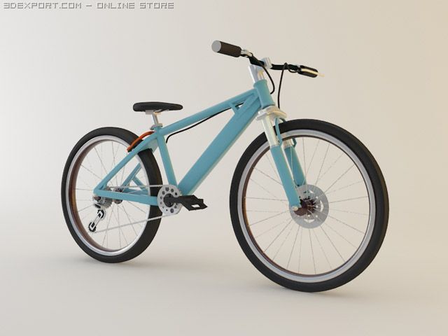 duncon pitbul mountain bike 3D Model .c4d .max .obj .3ds .fbx .stl .blend 