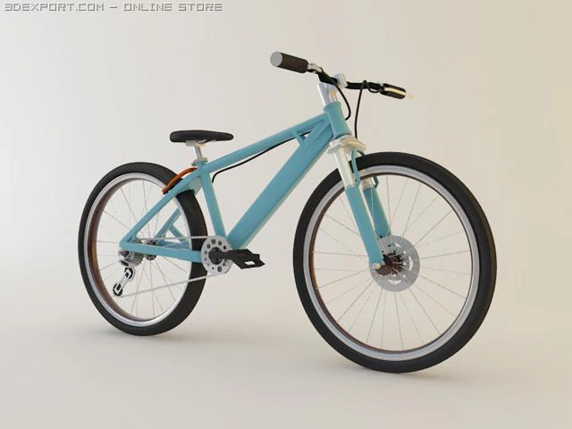 duncon pitbul mountain bike 3D Model .c4d .max .obj .3ds .fbx .stl .blend