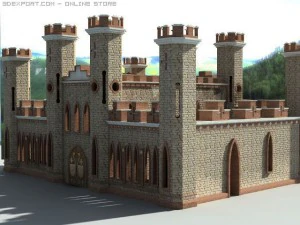 kasteel 3D Model