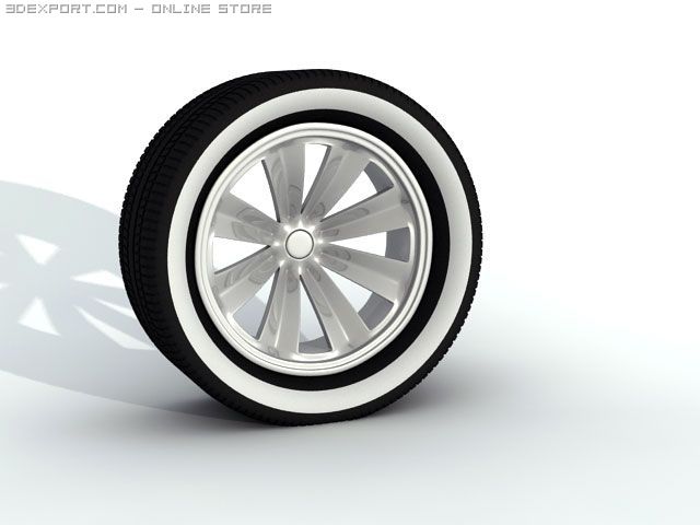 rim 4 3D Model .c4d .max .obj .3ds .fbx .stl .blend 