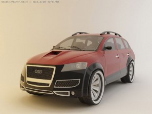 audi q7 3D Model