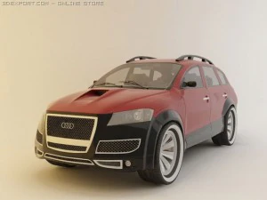 audi q7 Modèle 3D