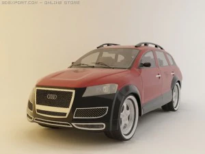 audi q7 3D Model