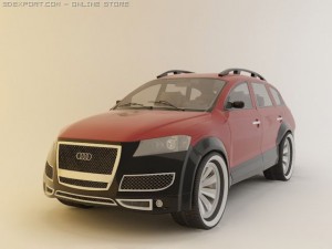 audi q7 3Dモデル
