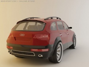 audi q7 3Dモデル