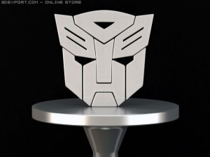 autobot lable, autobot sign Modelo 3D