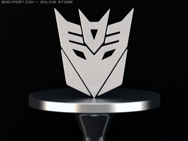 desepticon lable, sigh 3D Модель .c4d .max .obj .3ds .fbx .stl .blend 