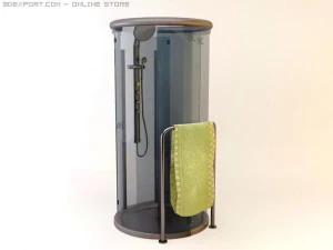 shower booth 3D Model
