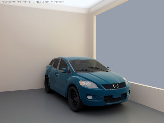 mazda cx 7 3D Модель .c4d .max .obj .3ds .fbx .stl .blend 