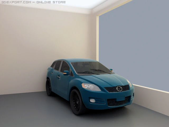 Мазда СХ 7 3D Модель .c4d .max .obj .3ds .fbx .stl .blend 