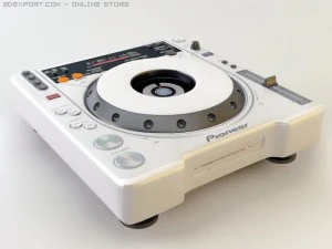 DJ를 위한 CDJ 800 mk2 장비 3D 모델