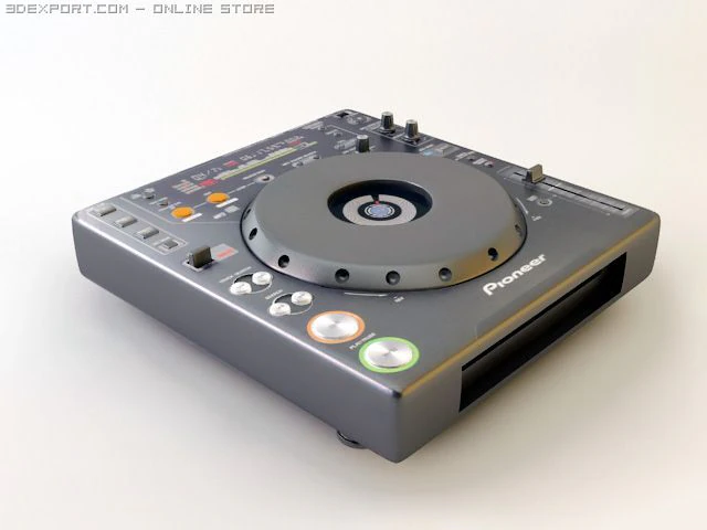 cdj 1000 mk2 djs equipment 3D Model .c4d .max .obj .3ds .fbx .stl .blend