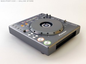 cdj 1000 mk2 djs equipment Modelo 3D
