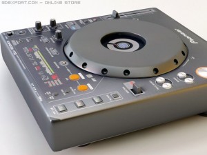 cdj 1000 mk2 djs equipment 3D मॉडल